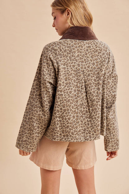 Ashby Leopard Barn Jacket