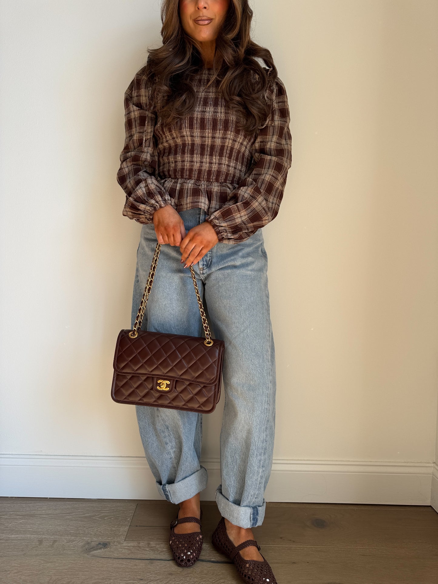 Cinnabon Flannel Top