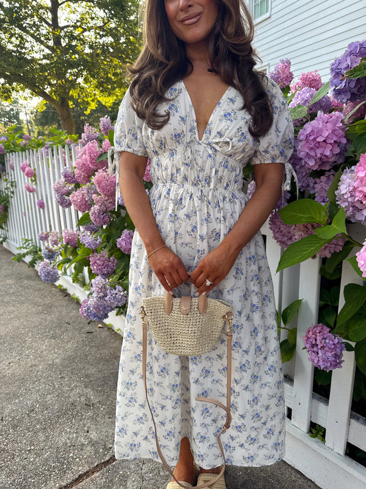 East End Stroll Cotton Midi Dress