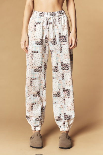 Shabby Chic Autumn Floral Jogger Set RESTOCK