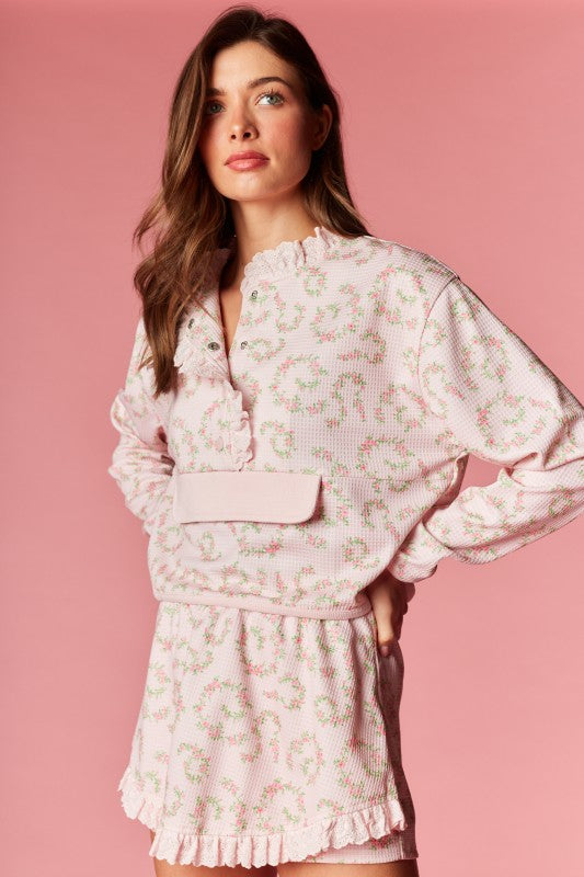 Vintage Cottage Rose Garden Skort Set