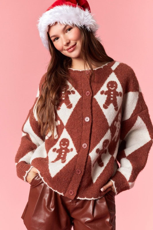 Gingerbread Lane Chunky Cardigan CAN’T RESTOCK