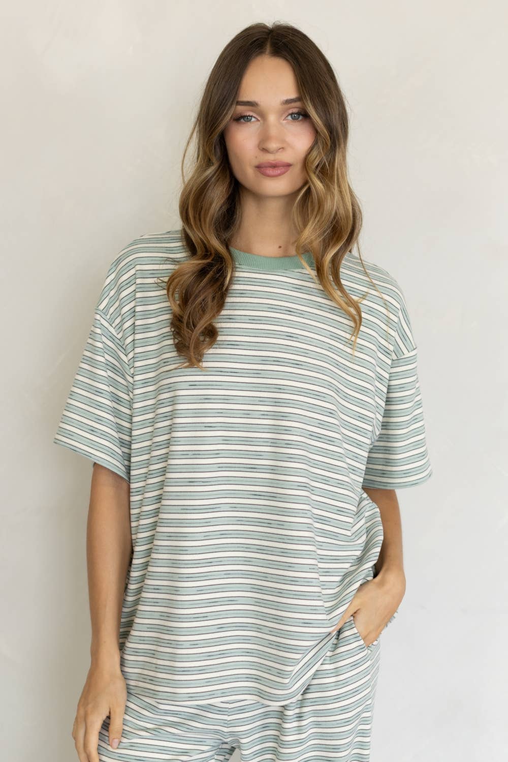 Sophie Striped Set (Mint Chip)