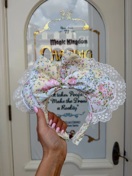 Fantasyland Bespoke Ears (Vintage Florals) PREORDER