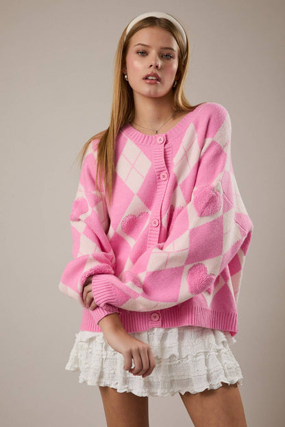 First Crush Pink 💖 Cardigan