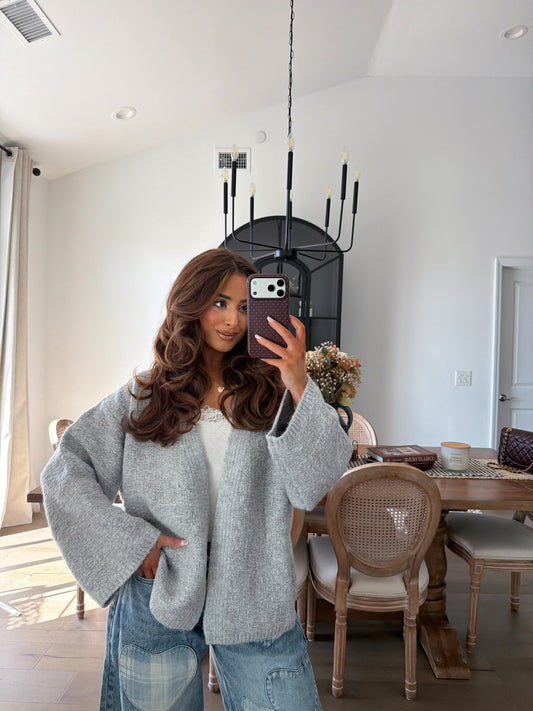 Pumpkin Patch Chunky Grey Knit