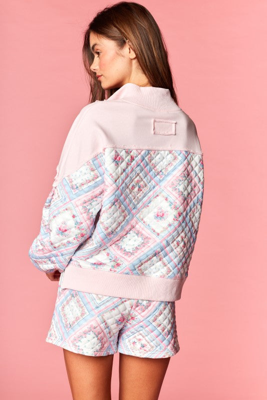 Pastel Princess Quilted Set