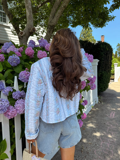 Meghan Floral Quilted Bespoke Jacket PRE ORDER JULY 24