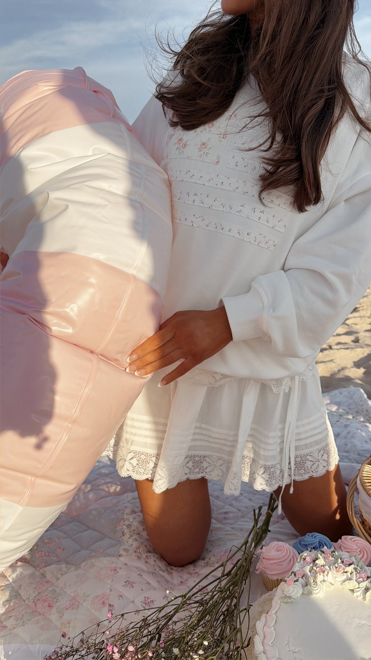 Shabby Chic Flag Sweater