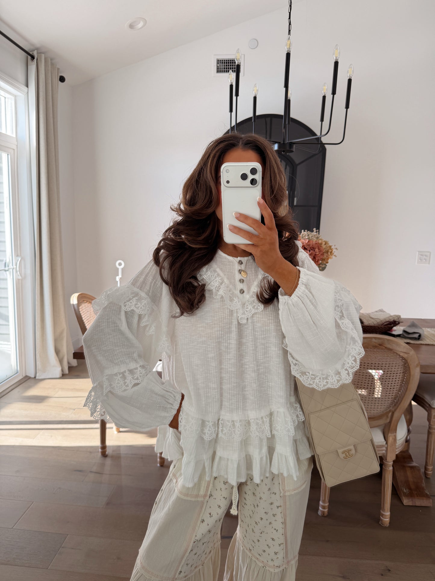 Heirloom Button Top