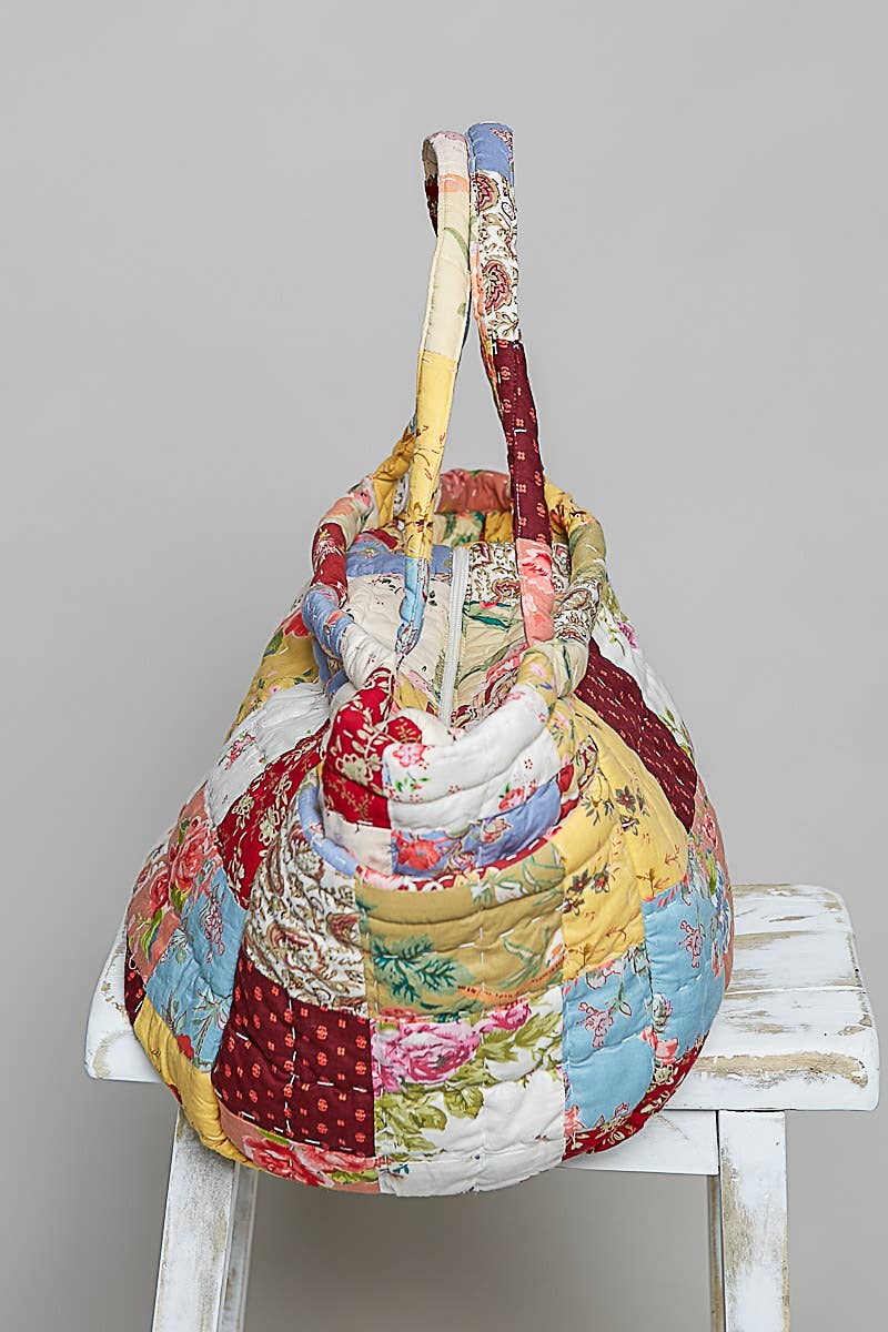 Garden Patchwork Tote