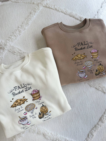 PRE-SALE FALL BUCKET LIST CREWNECK