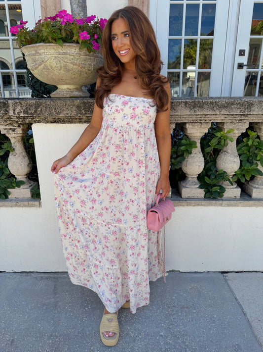 With Grace Floral Maxi Dress