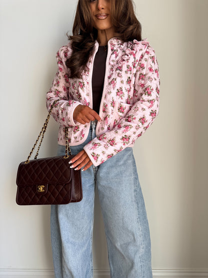 Rosie Posie Quilted Floral Jacket