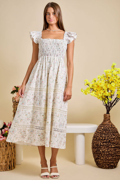 Sunday Best Midi Floral Dress (can’t restock)