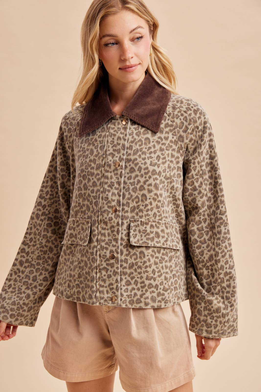 Ashby Leopard Barn Jacket