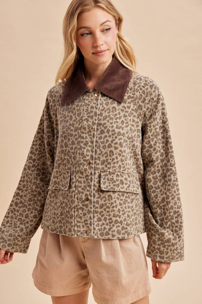 Ashby Leopard Barn Jacket