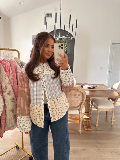 Love Letters Quilted Jacket