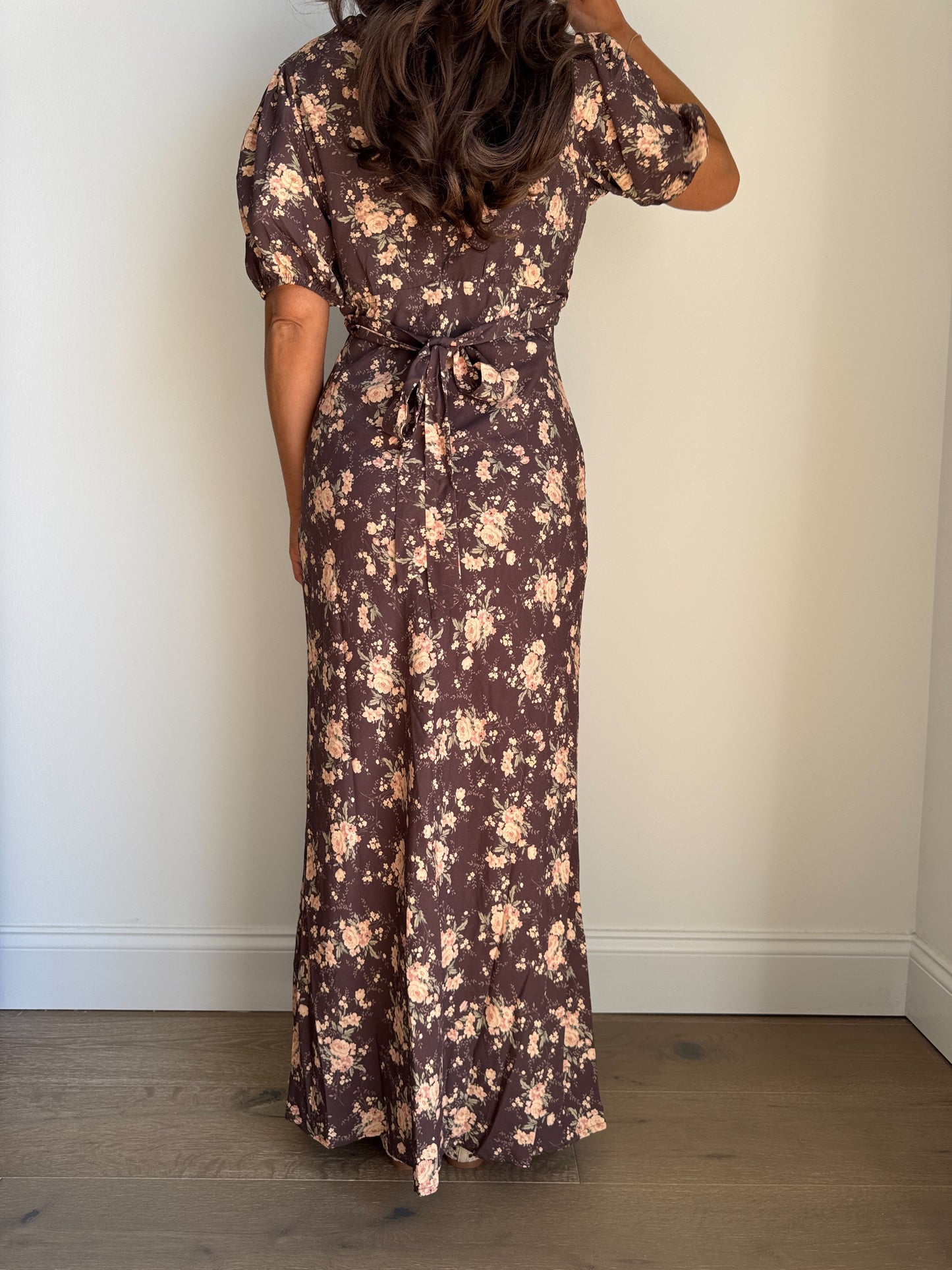 Blush Bouquet Maxi Floral Dress (Maple) Can’t restock