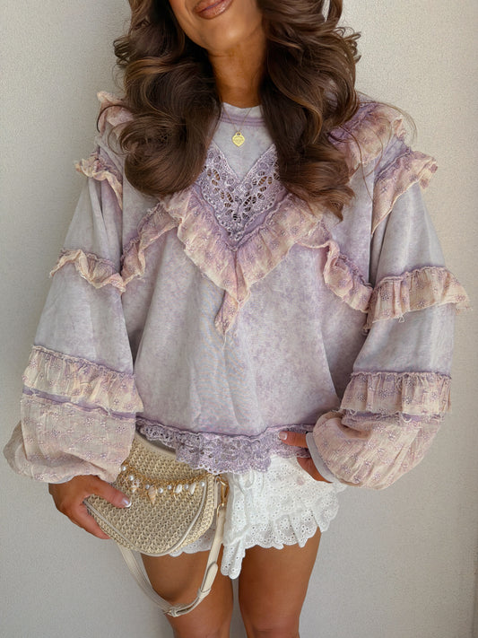 Sunday In Seaside Top (Lilac)