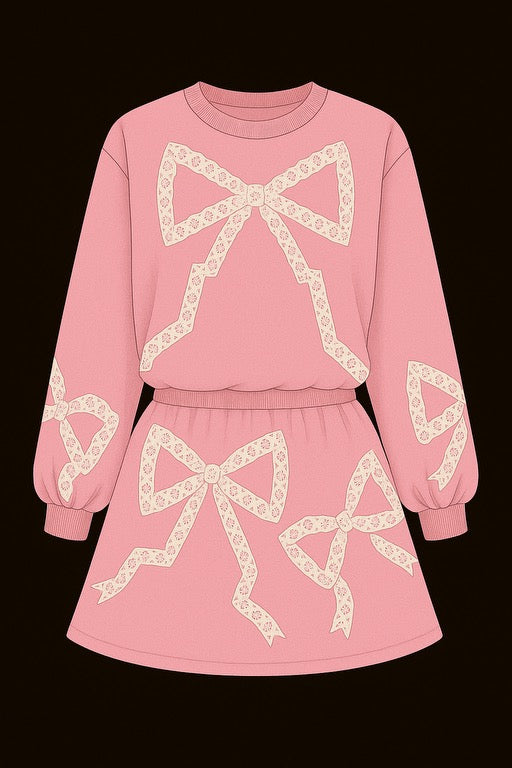 The Ribboned Girl Skort Set