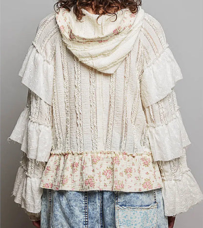 Eloise Floral Top (cream)