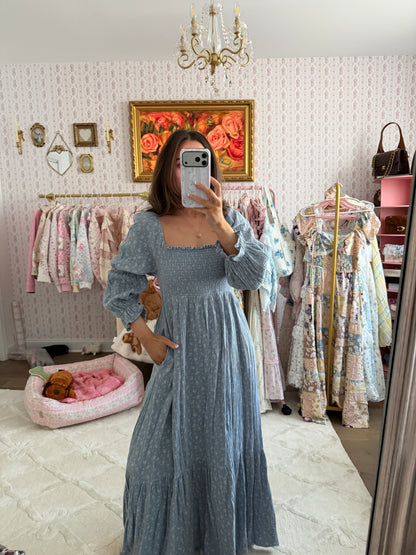 Cotton midi dress small gently used