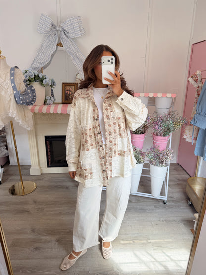 Soft Petal Button Down (Beige)