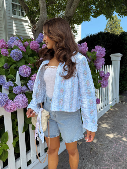 Meghan Floral Quilted Bespoke Jacket PRE ORDER JULY 24