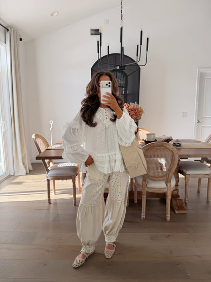 Soft Ivory Darling Pants