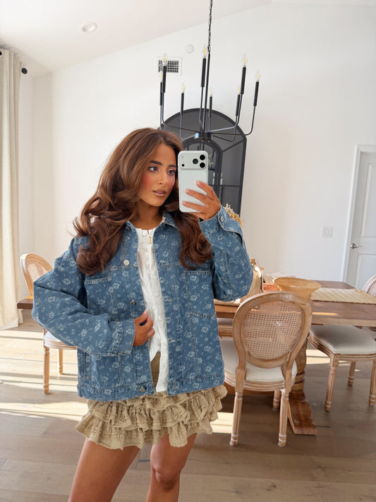 Denim Bloom Jacket
