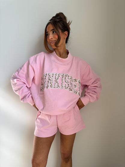 Sunkissed Cheetah Mockneck Crewneck 💘🎀