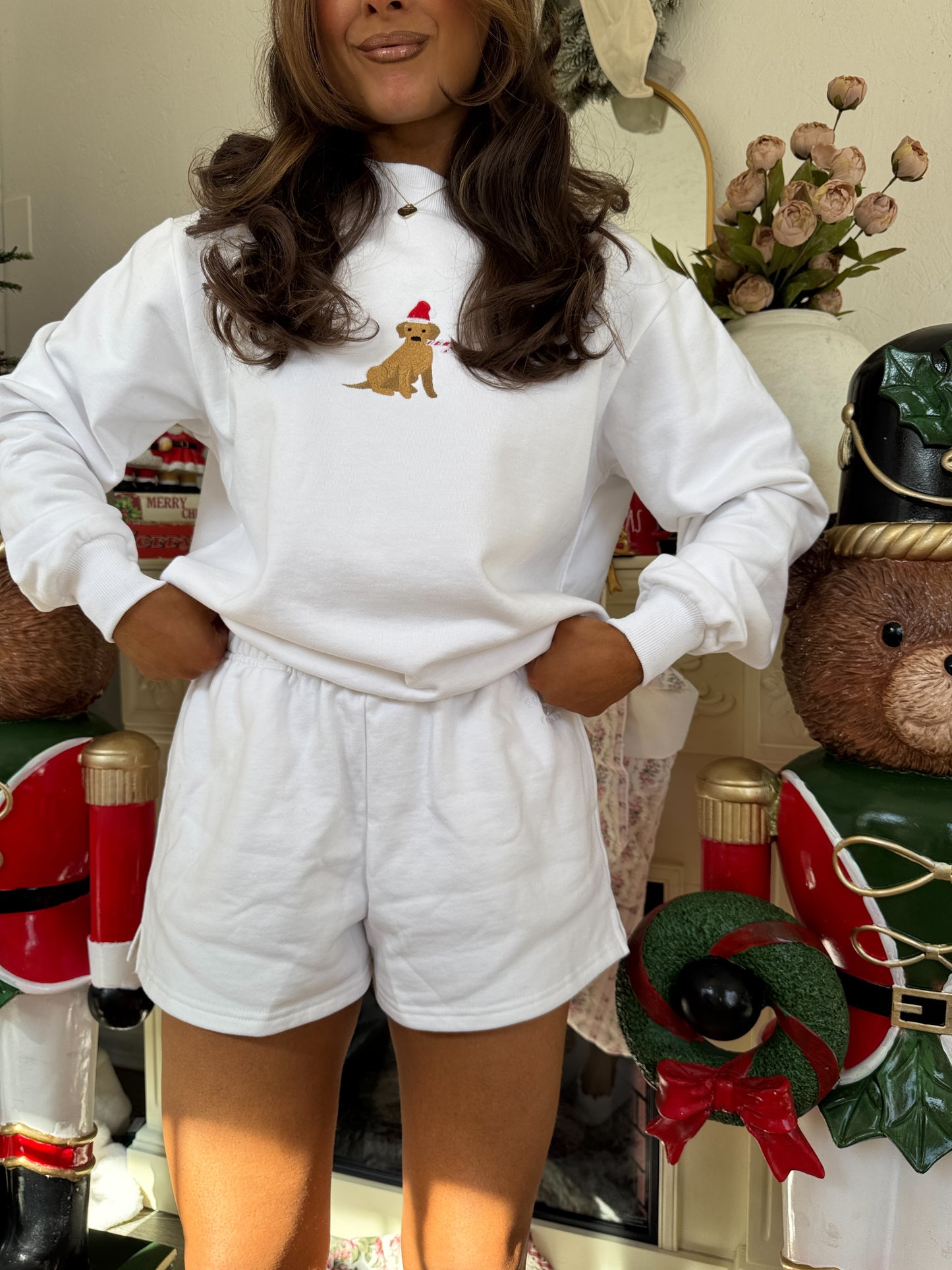 Snow Angel Sweatshorts 100% cotton