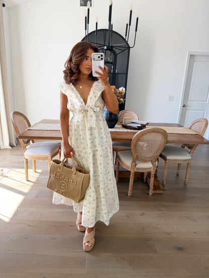 Blueberry Cottage Midi Dress