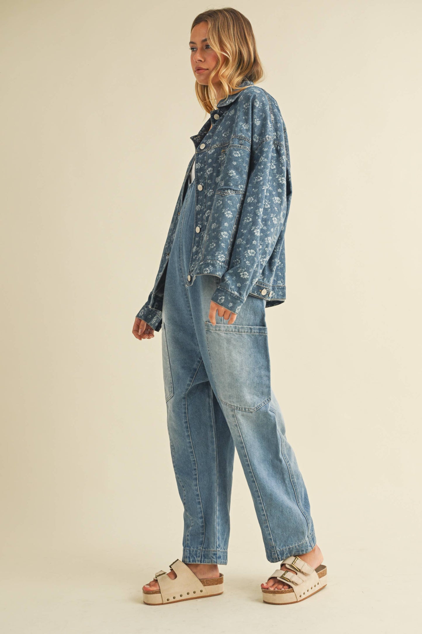 Denim Bloom Jacket