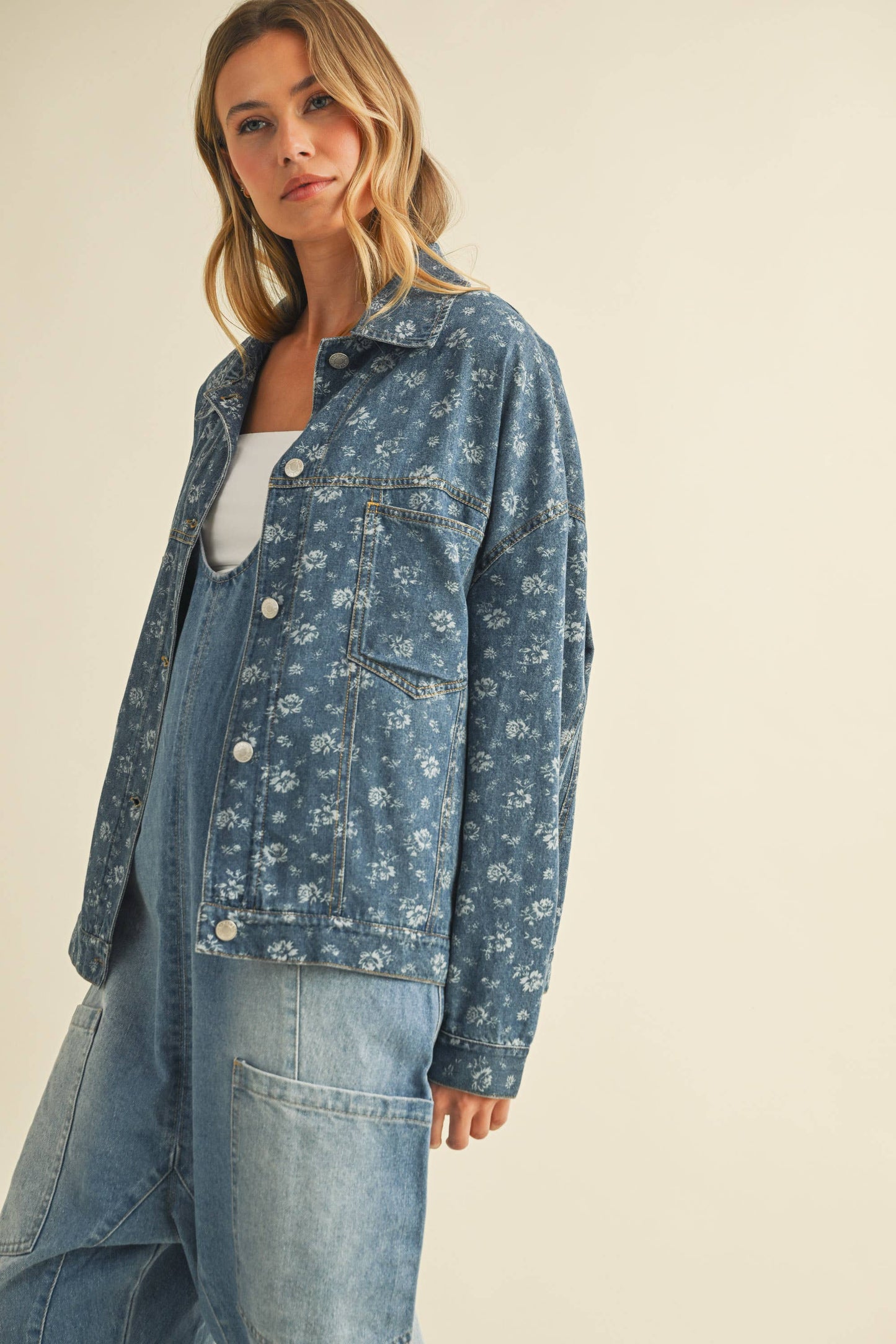 Denim Bloom Jacket