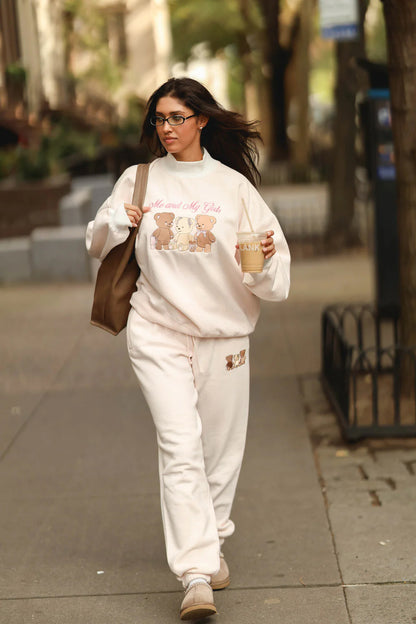 Me And My Girls Embroidered Joggers