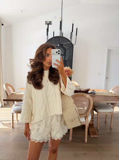 Neutral Darling Pullover Sweater