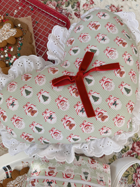 Gingerbread Bear Lane Pillow