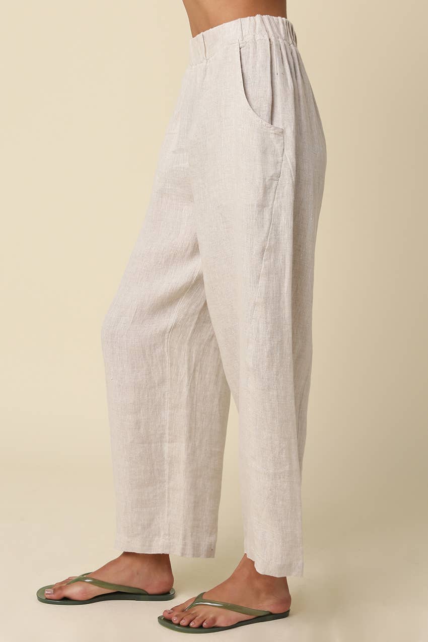 Hamptons Relaxed Linen Pants