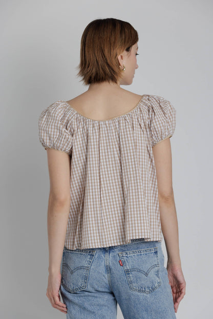 Gingham Picnic Top