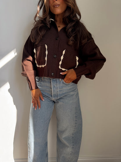 The Chocolate Glazed Cardigan (pre-order)