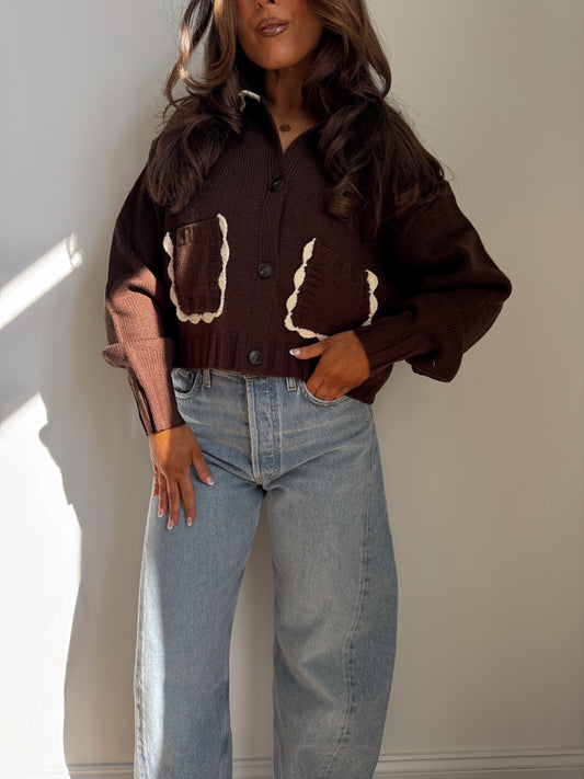 The Chocolate Glazed Cardigan (pre-order)
