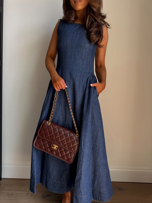 The Denim Stroll Midi ( can’t restock)