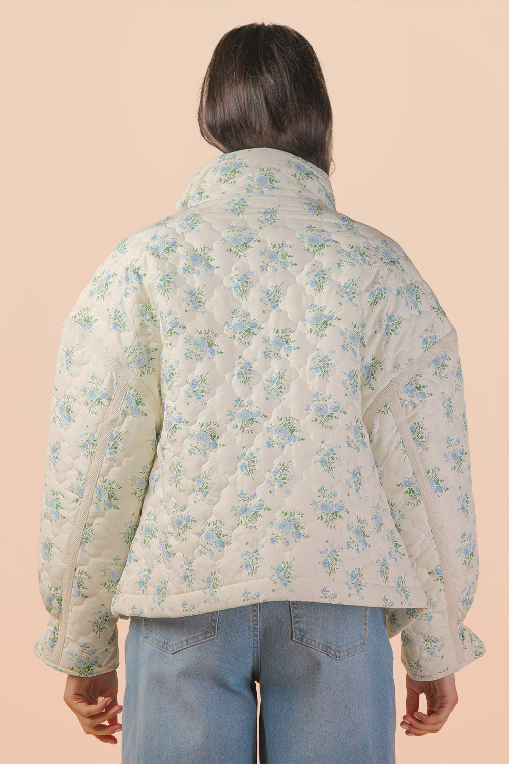 Snow Angel Floral Quilted Jacket DOORBUSTER
