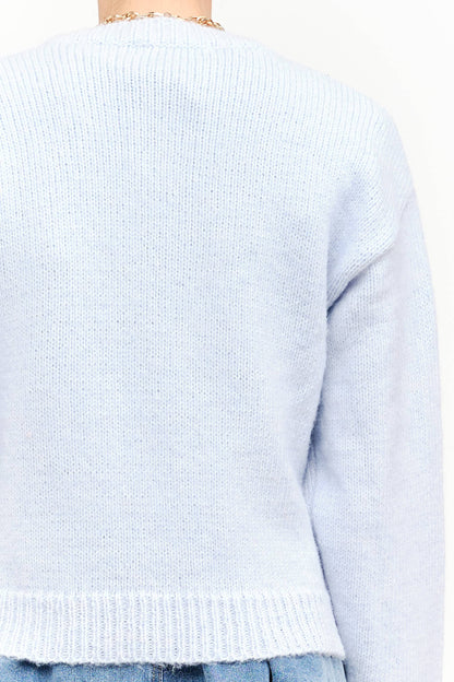 Beary Luv U Teddy Cardigan (light blue) RESTOCK