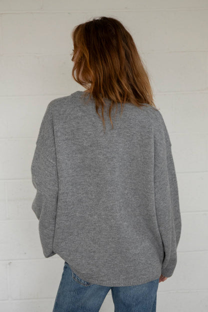 Cinnamon Sugar Cardigan (Heathered Grey)