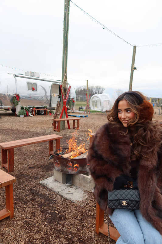 Christmas In Paris Faux Fur (PARIS EXCLUSIVE JACKET) RESTOCK ADDED ONE WEEK TO GET