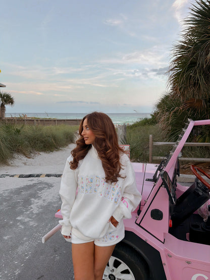 Hamptons Mockneck (Cotton Candy Skies) PRE ORDER