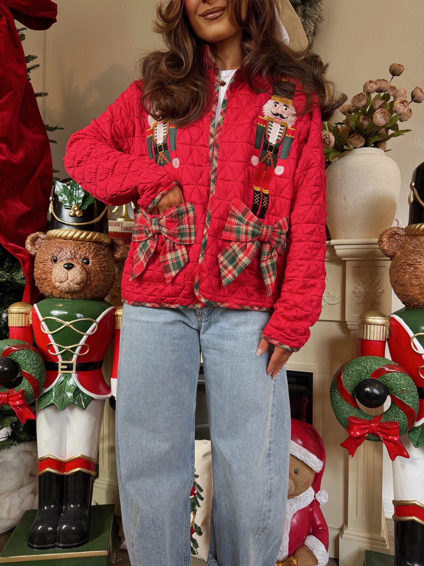 Bow Of A Nutcracker Jacket (Red)